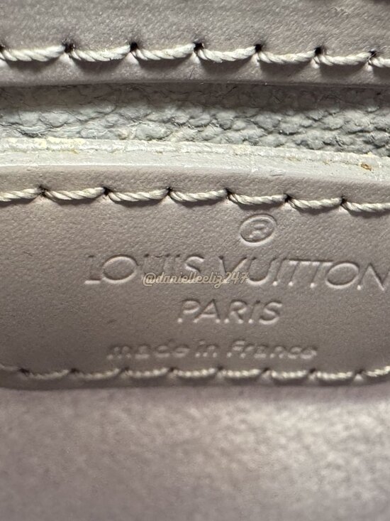 Louis Vuitton Mabillon Backpack Warm Gray Epi Leather Clean Suede Interior main image 9